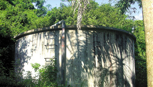 西涌的山泉水过滤池