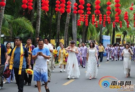 二月二龙抬头 三亚万人祈福祭拜南海祈求风调雨顺