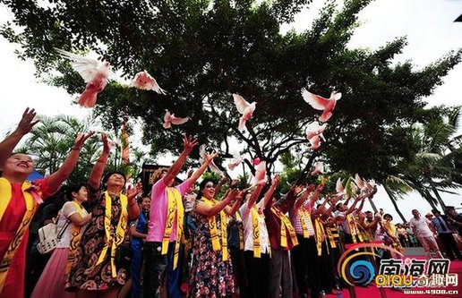 二月二龙抬头 三亚万人祈福祭拜南海祈求风调雨顺