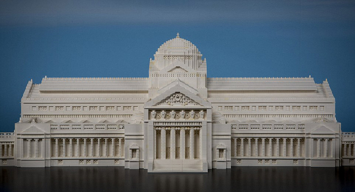 乐高大师拼出世界著名建筑 逼真壮观