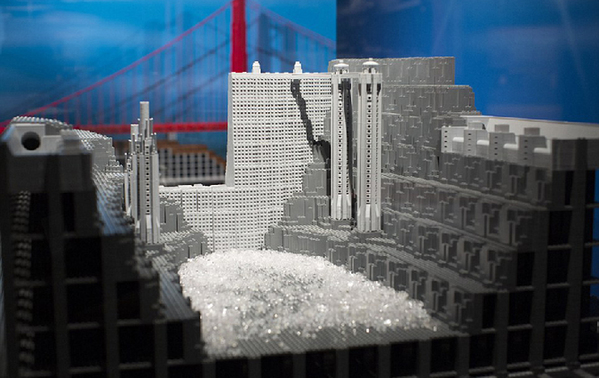 乐高大师拼出世界著名建筑 逼真壮观