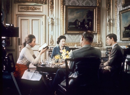 英国女王伊丽莎白二世、菲利普亲王与家人的合影