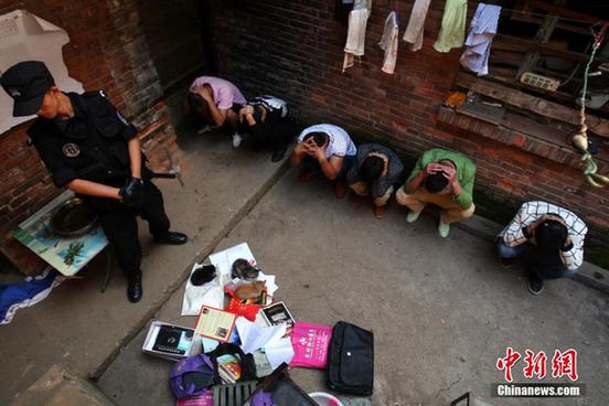 昆明警方“黎明行动”打击传销违法犯罪活动