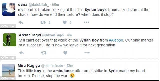 叙利亚5岁男童在空袭中死里逃生 感动网友