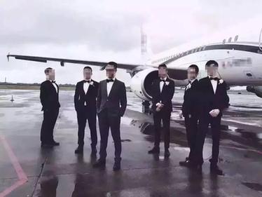 杭州现“土豪”婚礼 新娘乘专机嫁到萧山