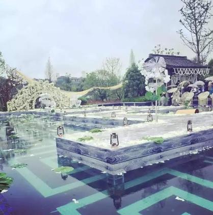 杭州现“土豪”婚礼 新娘乘专机嫁到萧山