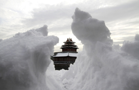 十年雪景！外媒摄影师镜头下的冬日北京