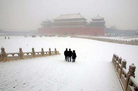 十年雪景！外媒摄影师镜头下的冬日北京