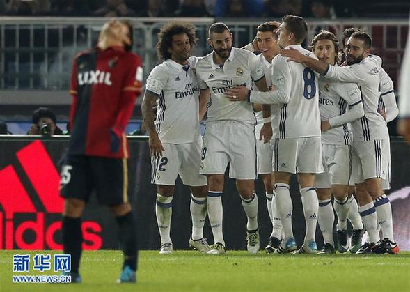 （体育）（2）足球——世俱杯决赛：皇马对阵鹿岛鹿角