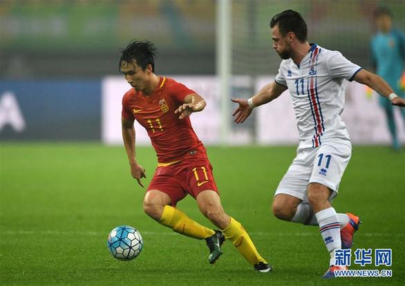 （体育）（17）足球——中国杯：中国不敌冰岛