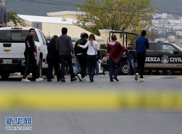 （外代一线）（3）墨西哥校园枪击事件致1死4伤