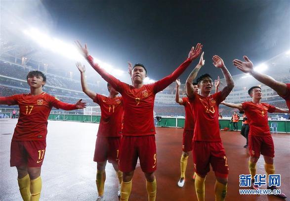 （体育）（13）足球——世预赛：中国队战胜韩国队