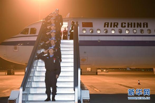 （社会）（1）中国第六支赴南苏丹维和警队凯旋