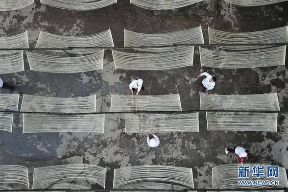 (社会)(2)探访古法空心面制作工艺