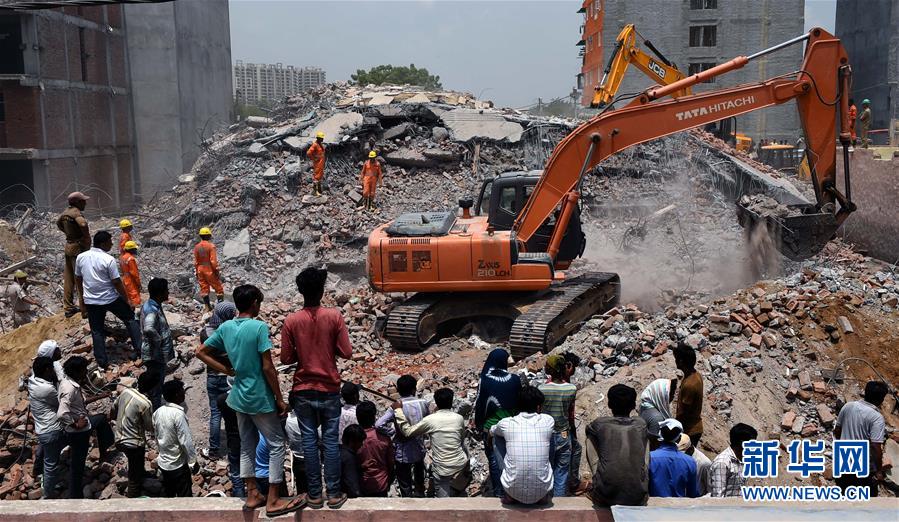 （国际）（1）印度楼房倒塌事故死亡人数升至9人